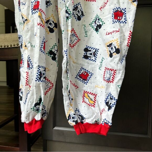 Disney Vintage Mickey Mouse Unlimited One Piece Sleepwear Pajamas Adult - Picture 5 of 14